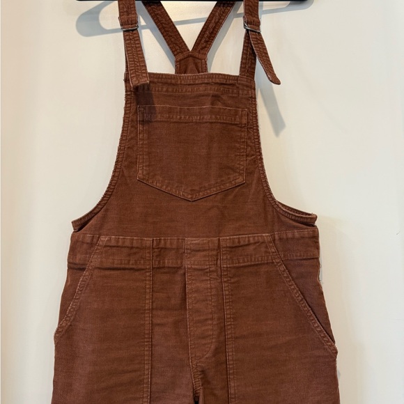 Aerie Brown corduroy Overalls - Picture 2 of 5
